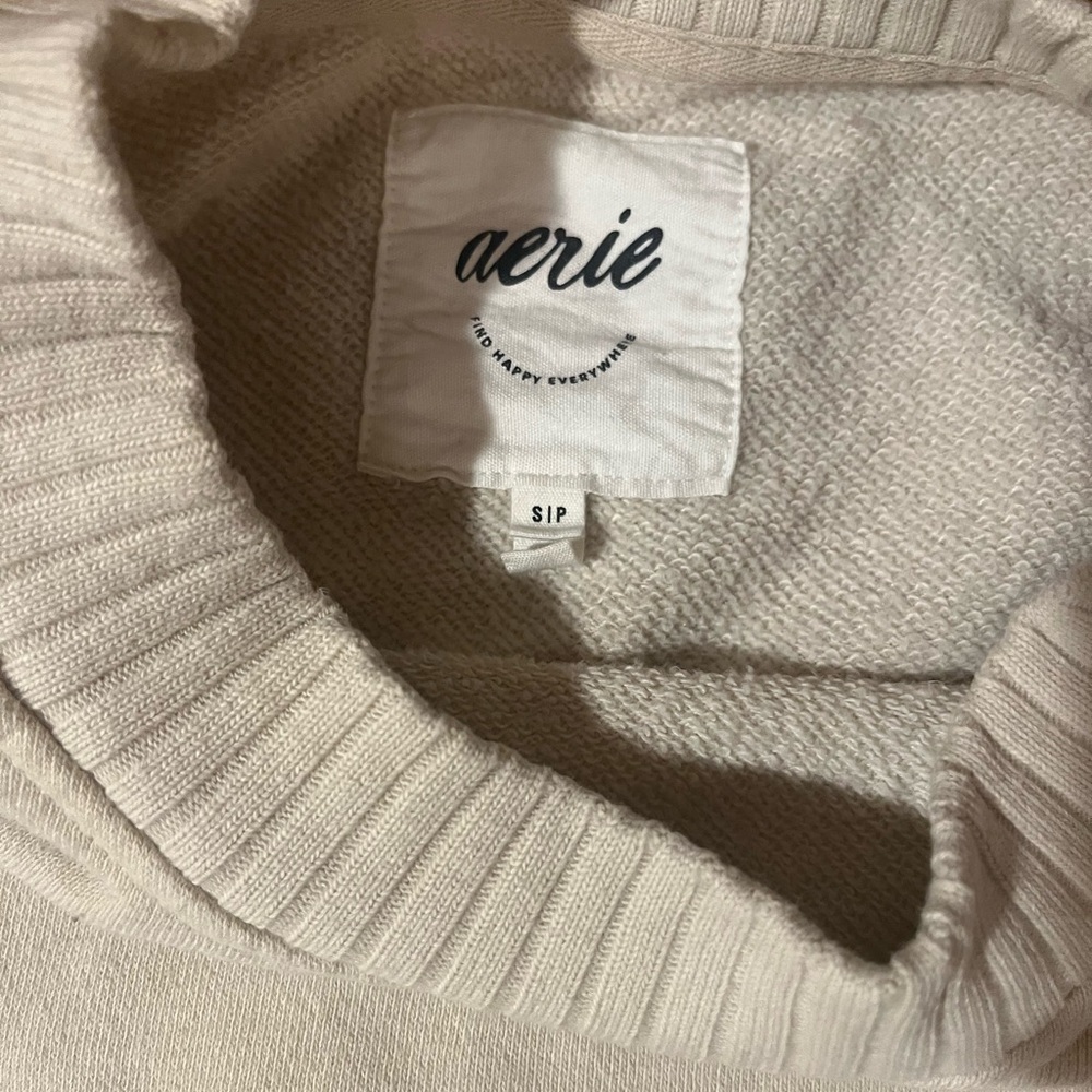 Aerie Down To Earth Embroidered Cheers Rainbow Sweatshirt - Picture 8 of 8